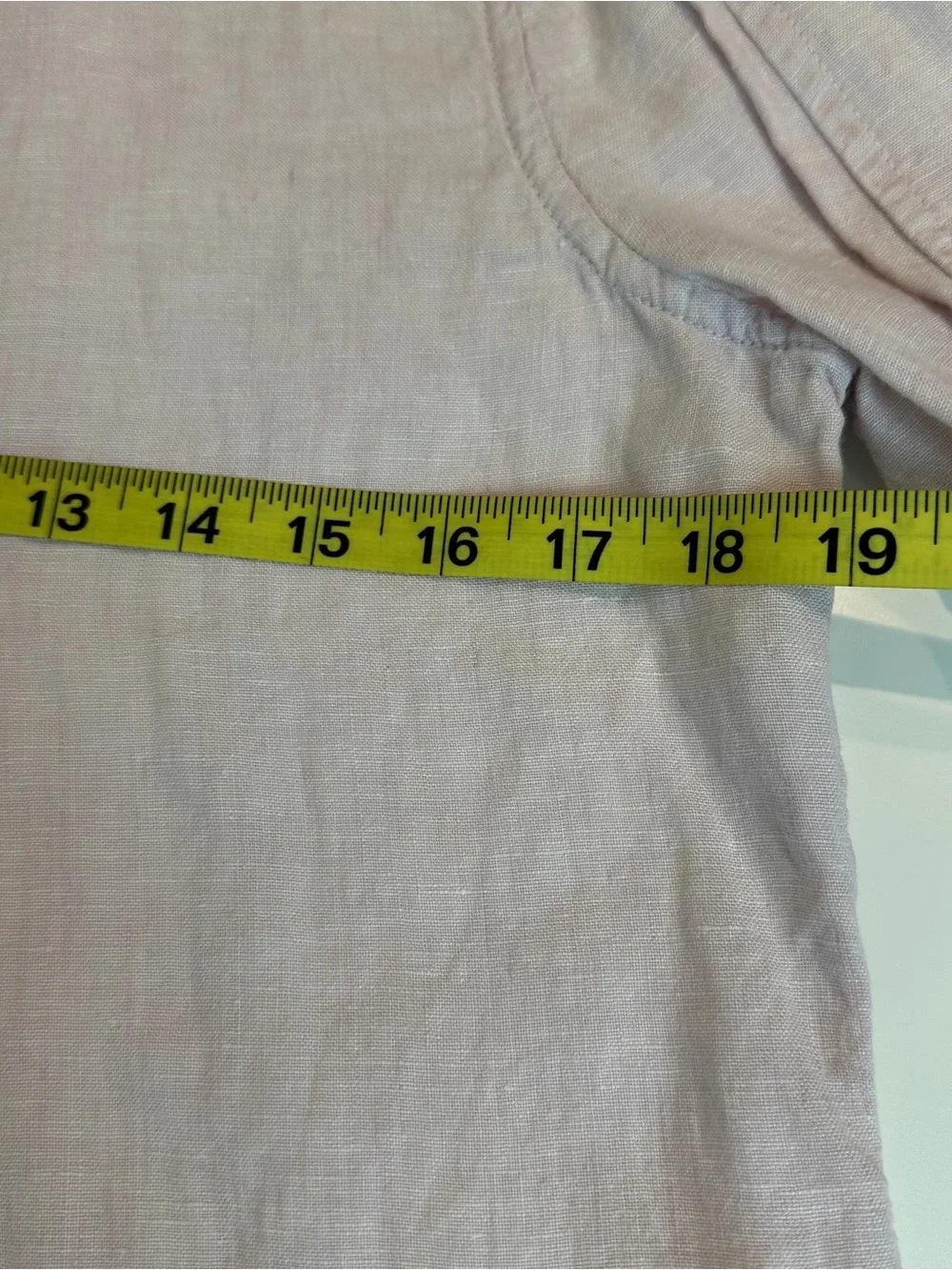 J crew Slim fit Baird mcnutt Irish linen shirt Light Pink Sz 6